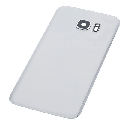 For Samsung Galaxy S7 Edge/G935 Back Cover With Camera Cover(No Logo) Silver(Aftermarket Plus)(SKU:1087217)
