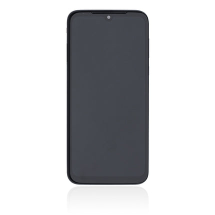 For Motorola G8 Plus LCD Assembly with Frame Black(Refurbished)(SKU:1498791)