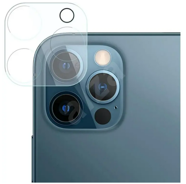 For iPhone 12 Pro | Tempered glass | Camera Lens Cover 3D Transparent (10pcs)