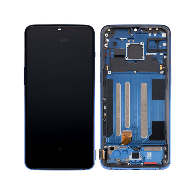 For OnePlus 7 OLED assembly with Frame Blue (SKU:1565741)