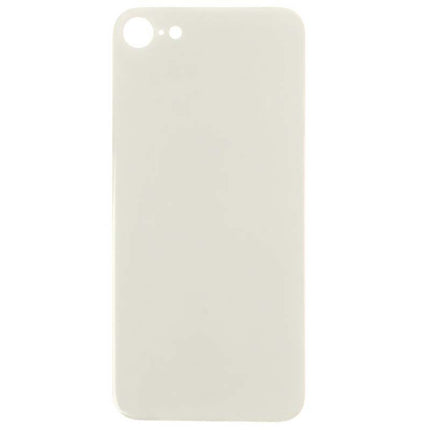 For iPhone 8 | Lens for back cover/Big Camera Hole/No Logo | White(Aftermarket Plus)