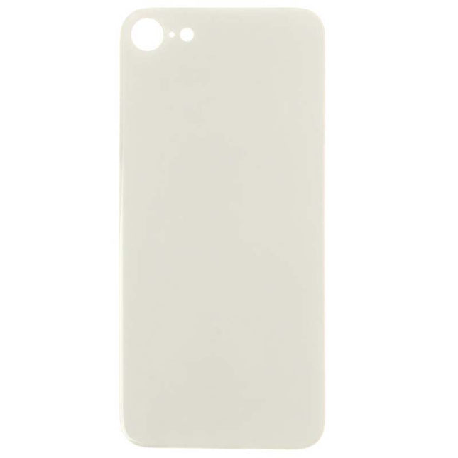 For iPhone 8 | Lens for back cover/Big Camera Hole/No Logo | White(Aftermarket Plus)