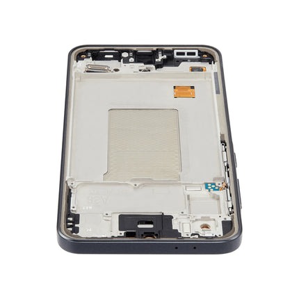 For Samsung Galaxy A36 5G OLED assembly with Frame Black (Aftermarket Plus) (SKU:1564479)