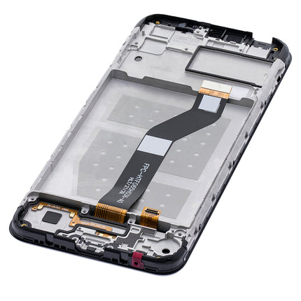For Motorola G8 Power Lite/common Version LCD Assembly with Frame Black(Refurbished)(SKU:1499159)