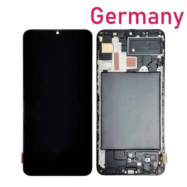 For Samsung Galaxy A70 / A705 / A70s OLED Assembly With Frame Black (Aftermarket Plus)(SKU:1507000)