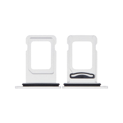 For iPhone XR Sim Card Tray/Dual Sim Card White(Premium OEM)(SKU:1090203)