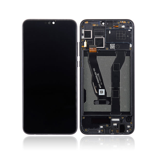 For Honor 8X LCD Assembly With Frame Black(Refurbished)(SKU:1337250)