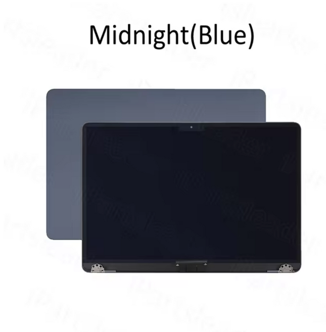For Macbook Air /13-inch /Retina/Thunderbolt 3 /A2681 (2022) | LCD with Frame | Blue (Refurbished)