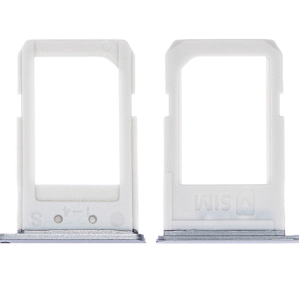 For Samsung Galaxy S6 Edge+/G928F Sim Card Tray/Single Card/Silver White(Premium OEM)(SKU:1089664)