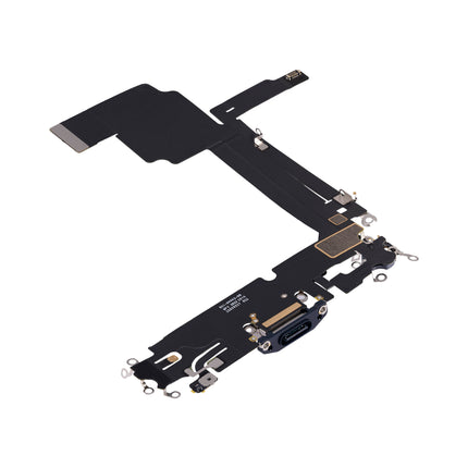 For iPhone 15 Pro Max Charge Port Flex Cable Blue (Premium OEM)(SKU:1531102)