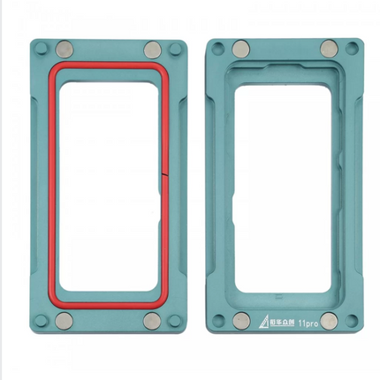 Magnetic LCD Screen Frame Bezel Pressure Holding Mold Clamp Mold For iPhone 11 Pro
