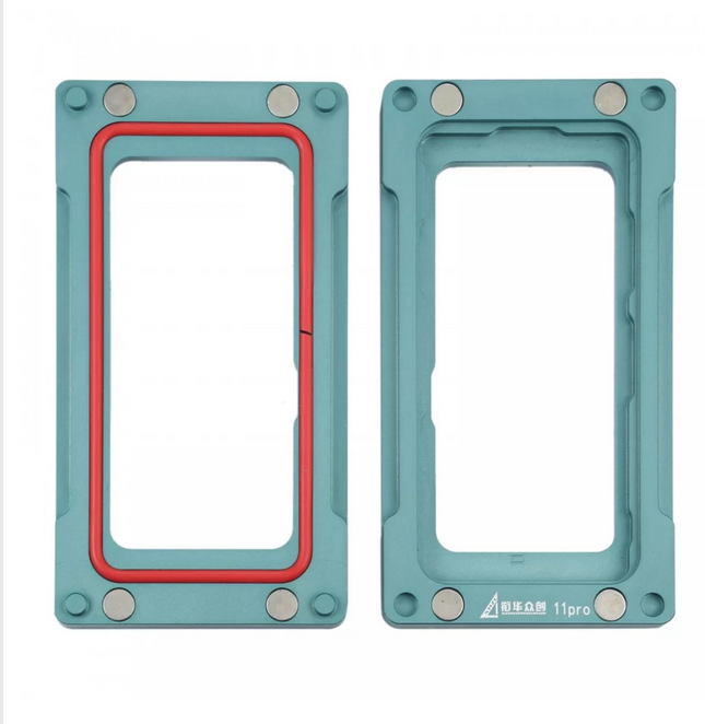 Magnetic LCD Screen Frame Bezel Pressure Holding Mold Clamp Mold For iPhone 11 Pro