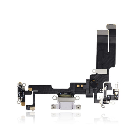 For iPhone 14|Charge Port Flex Cable|Purple(Premium OEM)