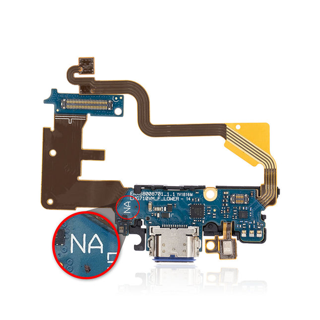 For LG G7/G7 ThinQ/G710VM | Charge Port Flex Cable/For US Version | (Premium OEM)