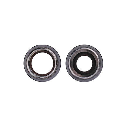For iPhone 12 Camera Lens With Frame/Sticker Black(Premium OEM)(SKU:1430903)