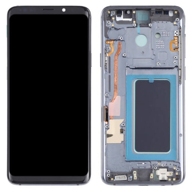 For Samsung Galaxy S9 Plus/G965 OLED Assembly With Frame | Gray(Aftermarket Plus)