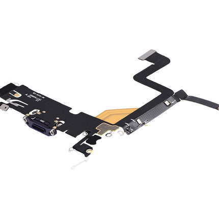 For iPhone 14 pro|Charge Port Flex Cable|Purple(Premium OEM)(SKU:1500540)
