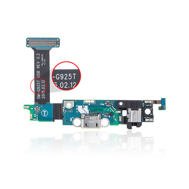 For Samsung Galaxy S6 Edge/G925/G925T | Charge Port Flex Cable | (Premium OEM)