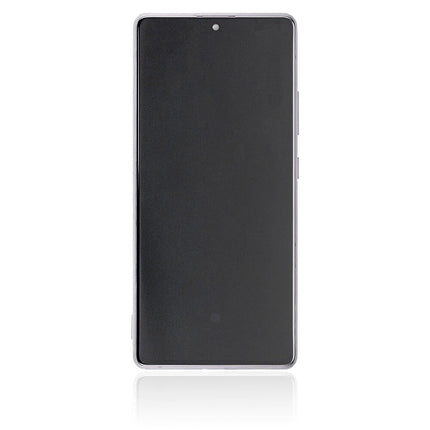 For Samsung Galaxy A71 5G/A716 OLED assembly with Frame Black ( Refurbished )(SKU:1497410)