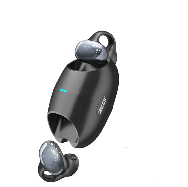 Zeqi ZE-T519 Blutooth Earphone | AI Noise-Cancelling Ear Clip Sports Bluetooth