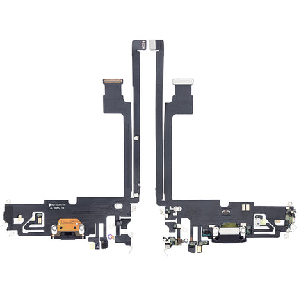 For iPhone 12 Pro max Charge Port Flex Cabe Black(Aftermarket Plus)(SKU:1479360)