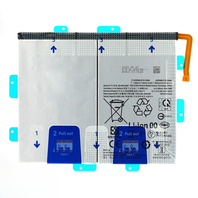 For Samsung Galaxy Tab S9 FE Battery EB-BX516ABY (SKU:1565449)