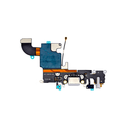 For iPhone 6s Charge Port Flex Cable/Earphone Flex Cable White(Aftermarket)(SKU:1077506)