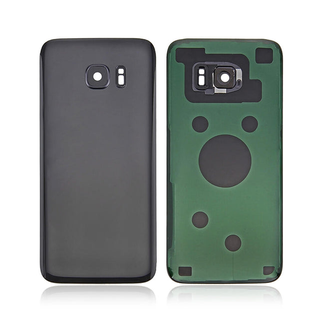 For Samsung Galaxy S7 Edge/G935 | Back Cover With Camera Cover(No Logo) | Black(Aftermarket Plus)