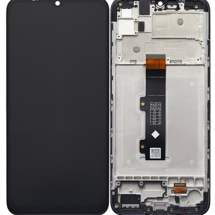 For Motorola E20 LCD assembly with frame (Refurbished) (SKU: 1496234)