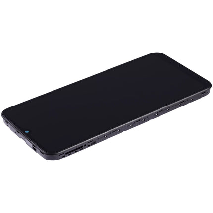 For Realme Narzo 50i Prime LCD assembly with frame Black (Refurbished) (SKU:1563761)