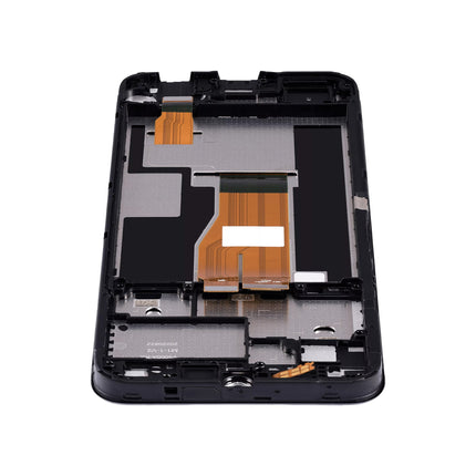 For Realme Narzo 50i Prime LCD assembly with frame Black (Refurbished) (SKU:1563761)