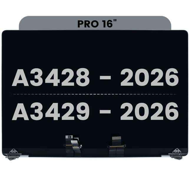 For MacBook Pro 16-inch 2026 A3428 A3429 / LCD with Front Cover / silver (Refurbished)(SKU:1578410)