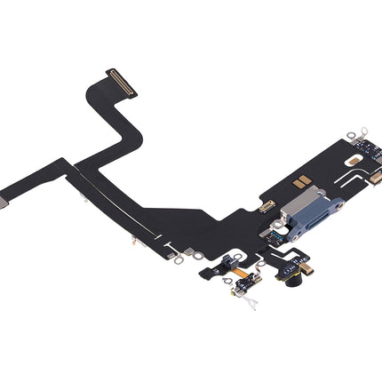 For iPhone 13 pro Charge Port Flex Cabe Blue(Premium OEM)(SKU:1478616)