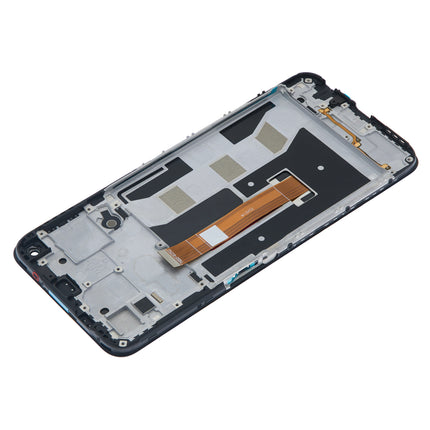 For OPPO A53 2020 LCD assembly with Frame and buzzer flex cable/A53S/A53 4G Black (SKU:1565263)