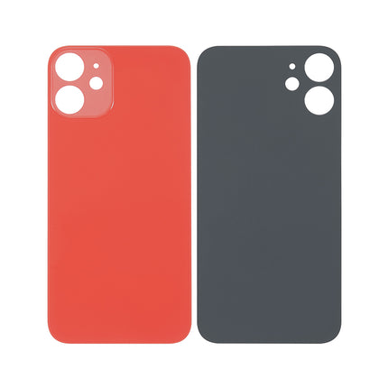 For iPhone 12 Mini | Lens for back cover/Big Camera Hole/No Logo | Red(Aftermarket Plus)