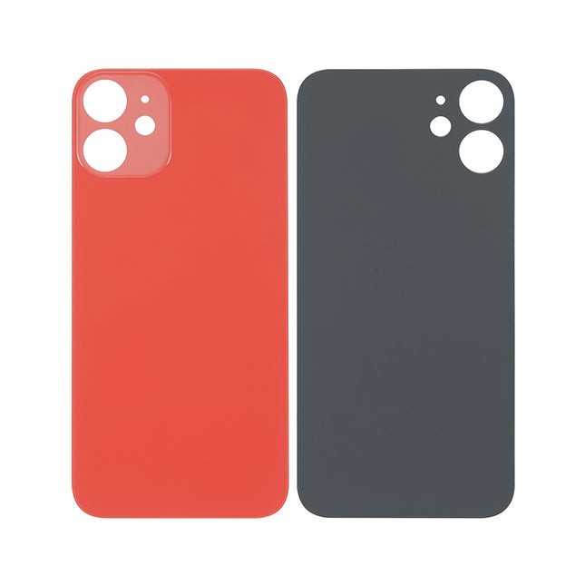 For iPhone 12 Mini | Lens for back cover/Big Camera Hole/No Logo | Red(Aftermarket Plus)
