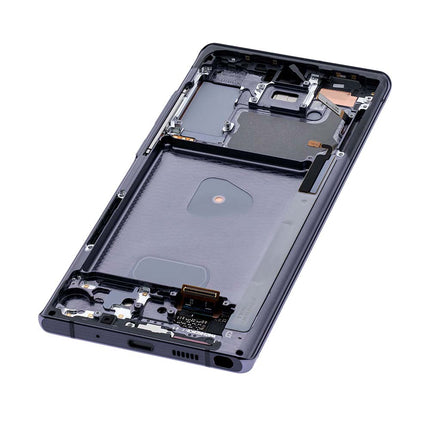 For Samsung Galaxy Note 20 / Note 20 5G OLED assembly With Frame Black(Refurbished)(SKU:1479274)