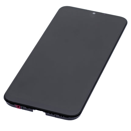For Motorola G8 Power Lite/common Version LCD Assembly with Frame Black(Refurbished)(SKU:1499159)
