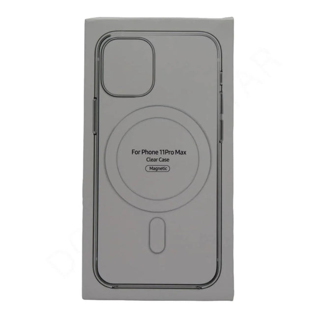 For iPhone 11 Pro Max Transparent Case Compatible with MagSafe