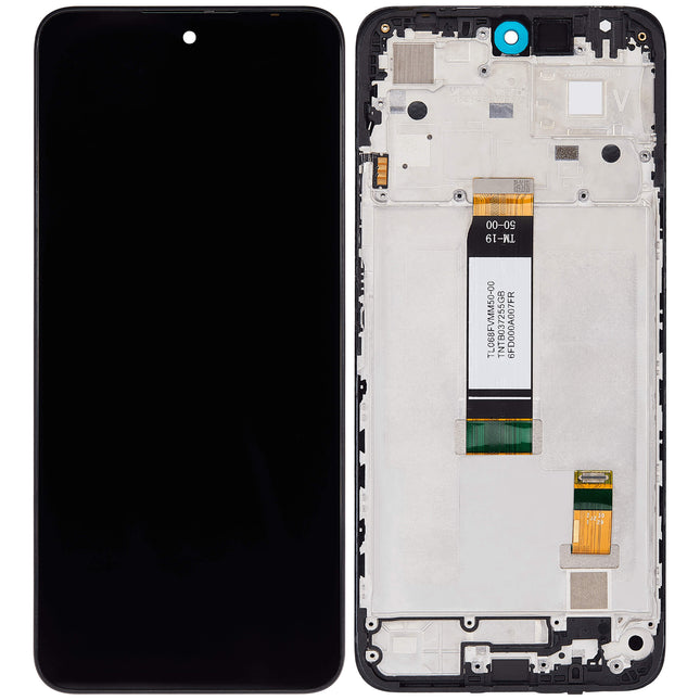 For Xiaomi Redmi 12 LCD Assembly With Frame | Black (Refurbished)
