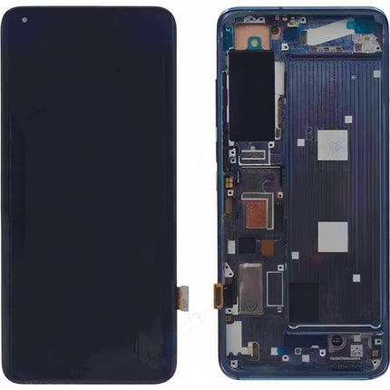 For Xiaomi Mi 10 Pro OLED assembly With Frame Black Premium OEM (SKU:1563070)