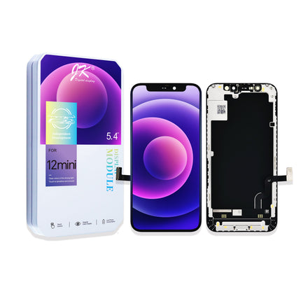 JK * For iPhone 12 mini LCD Assembly / incell FHD / IC Removable Black (Aftermarket)(SKU:1559918)