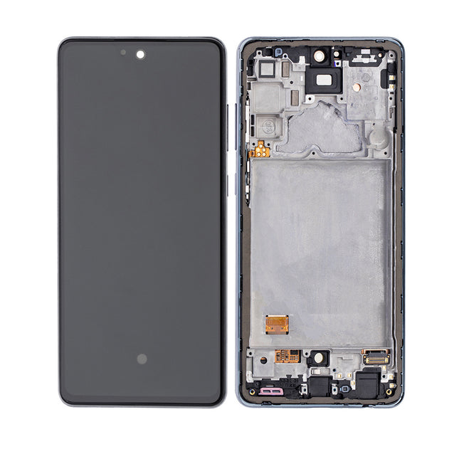 For Samsung Galaxy A72 4G/A7254G OLED Assembly With frame / black  / Orignal display window/A+A (Aftermarket Plus)(SKU:1530830)