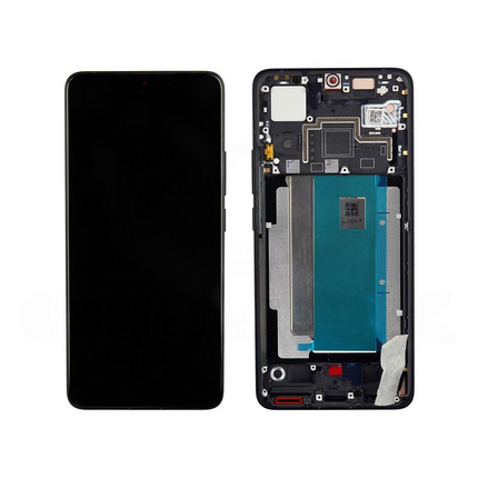 For Xiaomi Poco F6 Pro 5G OLED assembly with Frame Black (SKU:1565800)