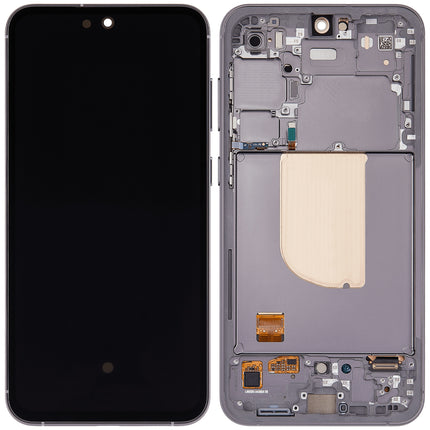 For Samsung Galaxy S23 FEF version OLED assembly With frame / black  (Refurbished)(SKU:1562531)