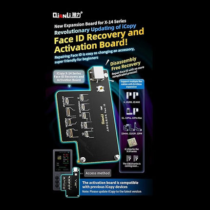 Qianli Icopy X-14 Face ID Recovery Activation Board for Iphone X-14(SKU:1532585)