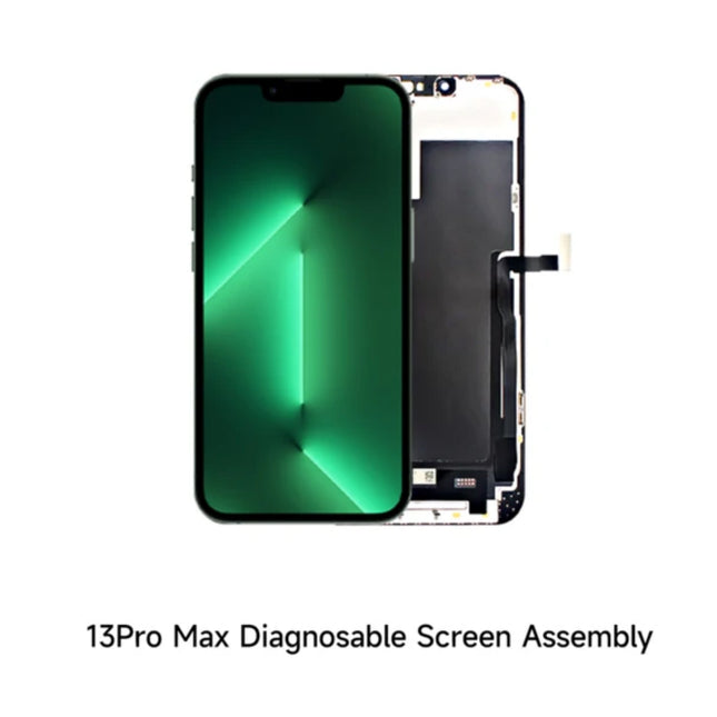 For iPhone 13 Pro Max LCD assembly FHD no pop-up window / support run diagnostic Black Aftermarket (SKU:1562906)