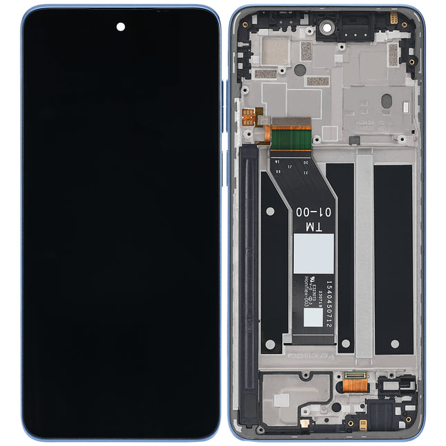 For Motorola G Stylus 2023 LCD assembly With Frame/XT2317-1-2-3/4G Blue (SKU:1565315)