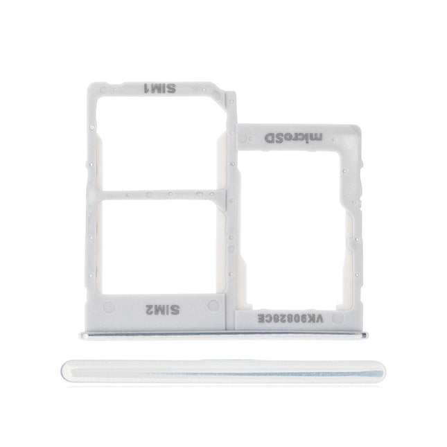 For Samsung Galaxy A40/A405F | Sim Card Tray/Dual Sim Card | White ( Premium OEM ) 