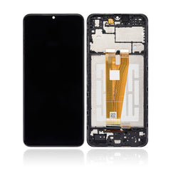 For Samsung Galaxy A04 LCD Assembly With Frame | Black(Refurbished)